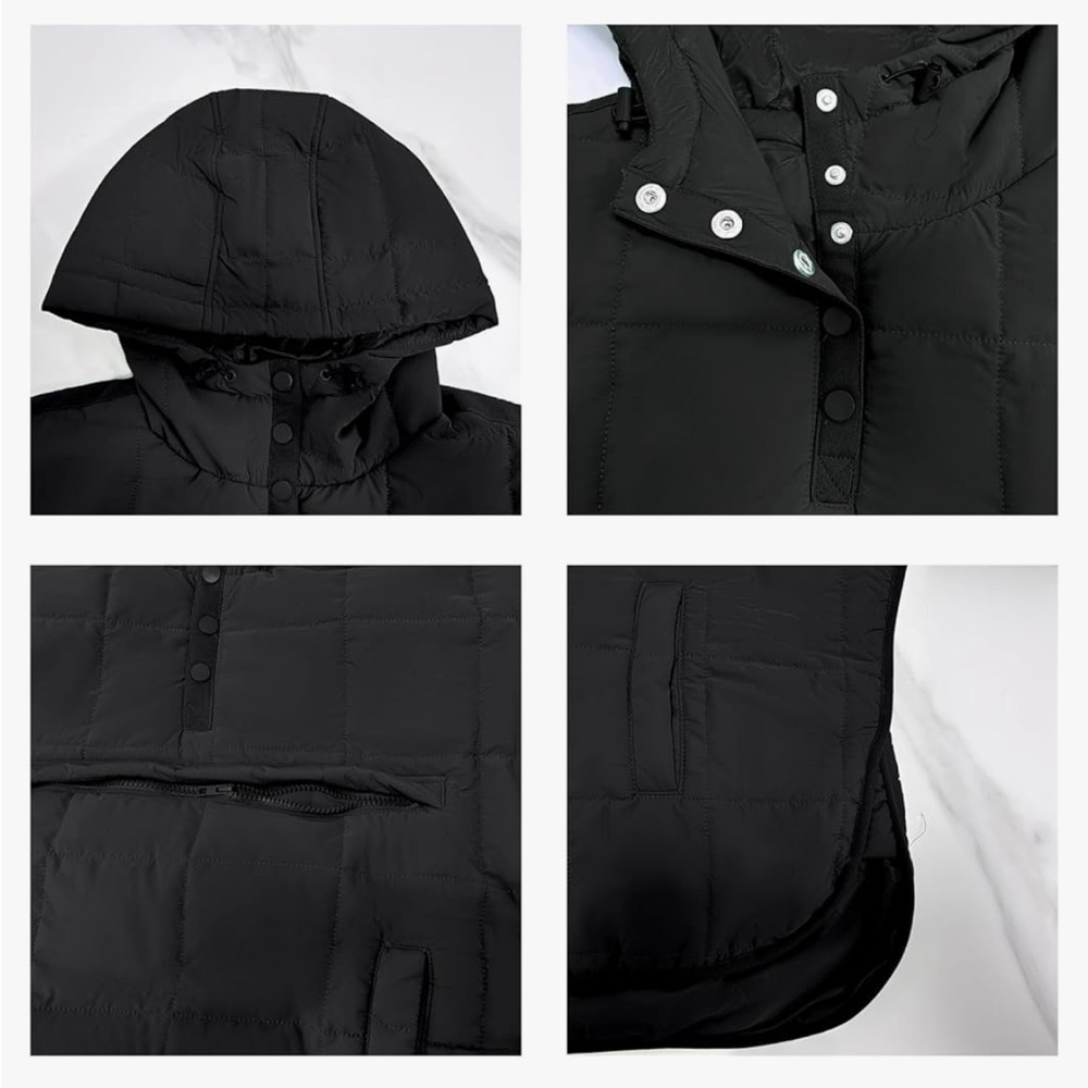 Quilted Pullover Puffer Jacket - image 5